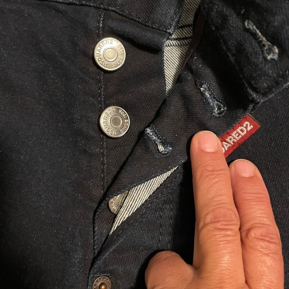 Dsquared2 buttonfly jeans this is an Italian size very high end quality design - Picture 5 of 11